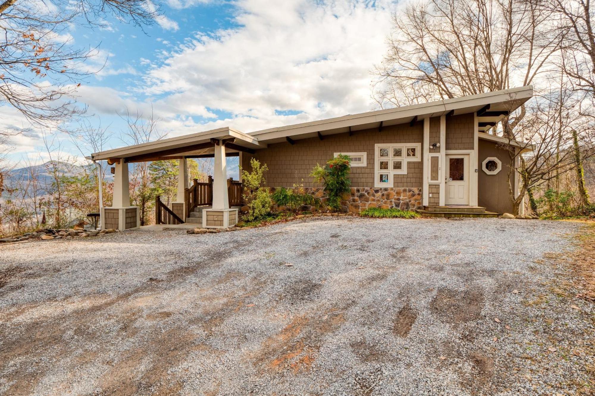 Chestnut By Avantstay Mountain Cabin W Treetop Views Hot Tub Game Room Gatlinburg Exterior foto